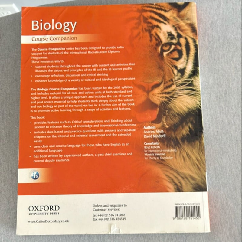 IB Biology Course Companion