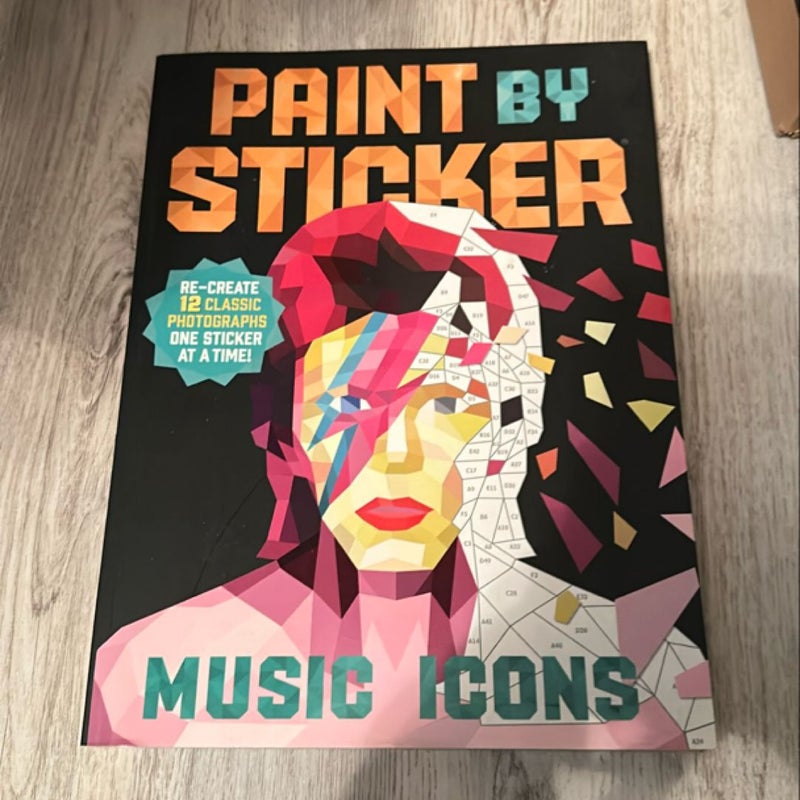 Paint by Sticker: Music Icons