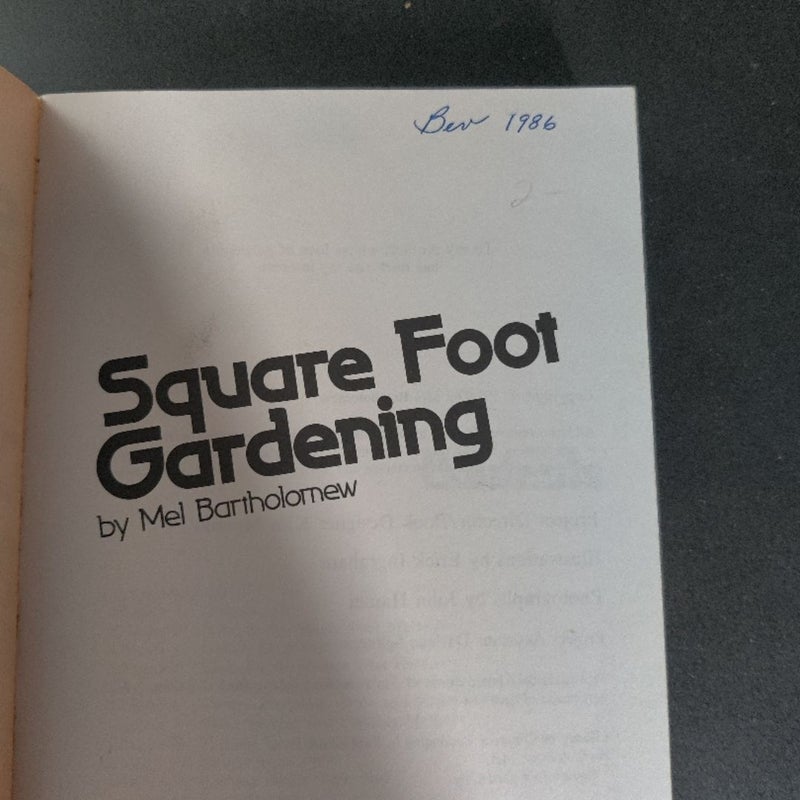 Square Foot Gardening