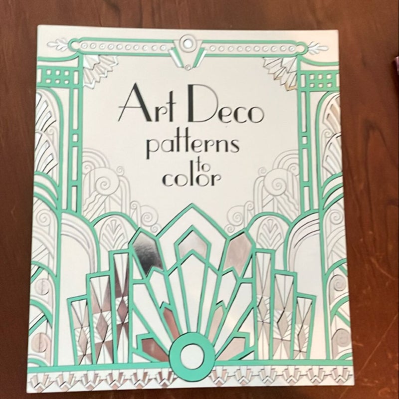 Art Deco Patterns to Color