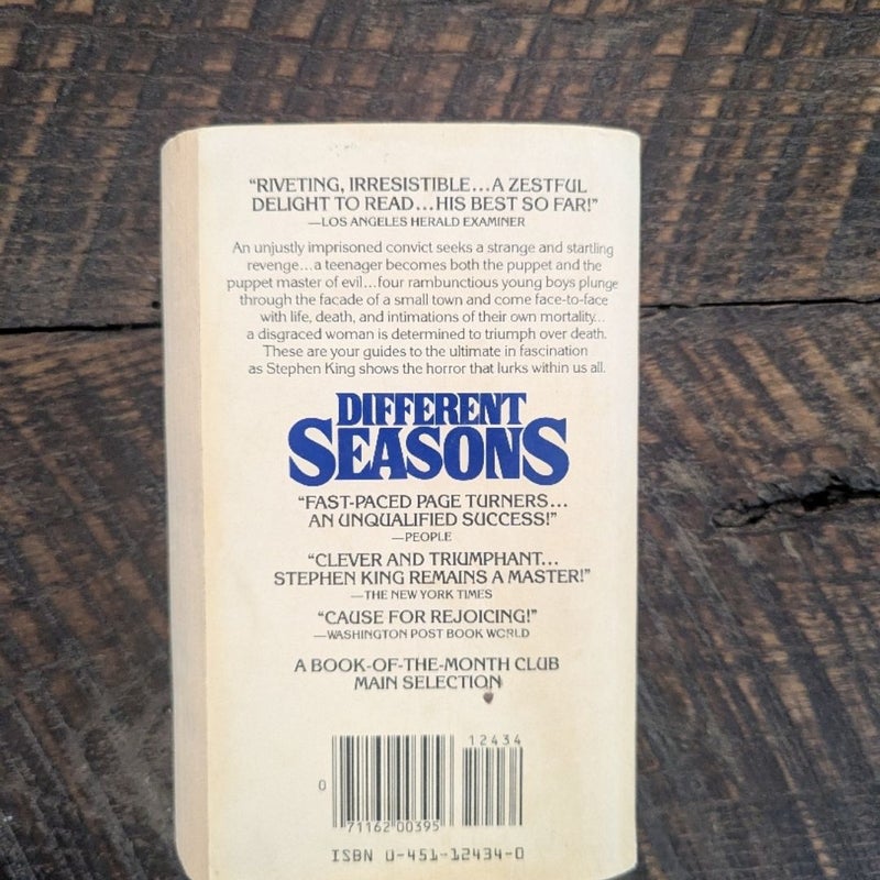 Different Seasons -1st Edition/1st Printing Signet Paperback