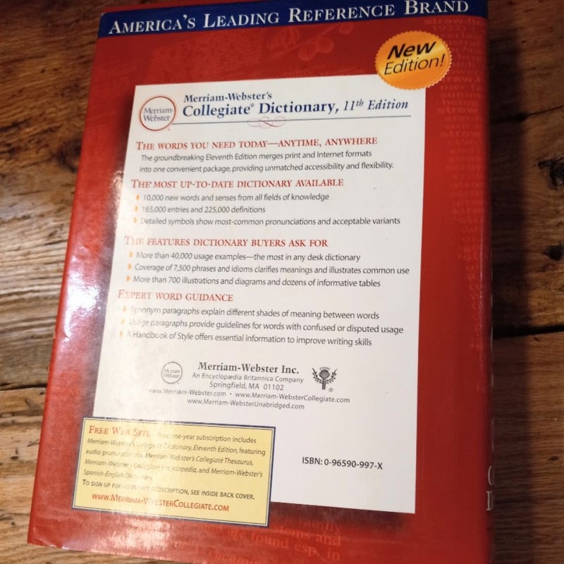 Merriam-Webster's Collegiate Dictionary, Eleventh Edition