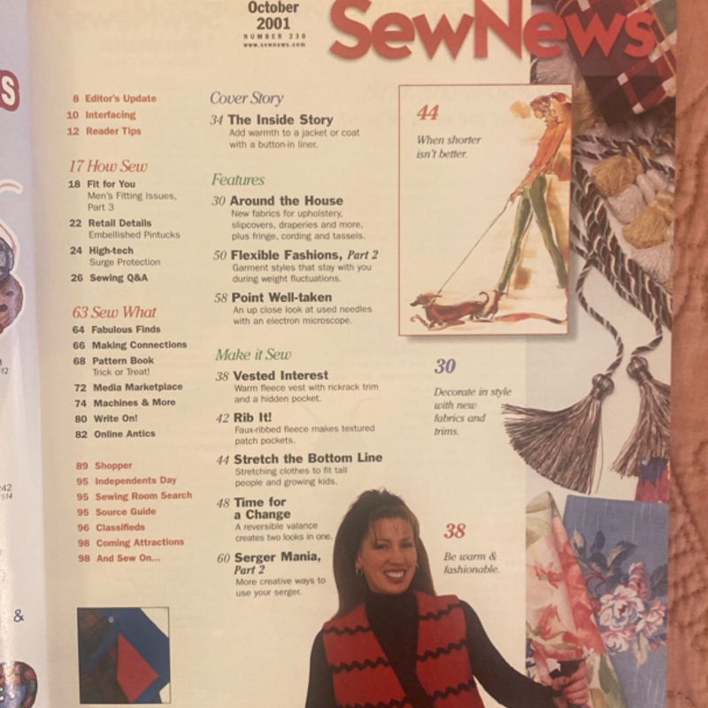 Sew News Magazine (October 2001)