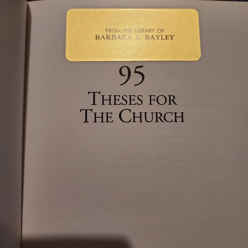 95 Theses For The Church 