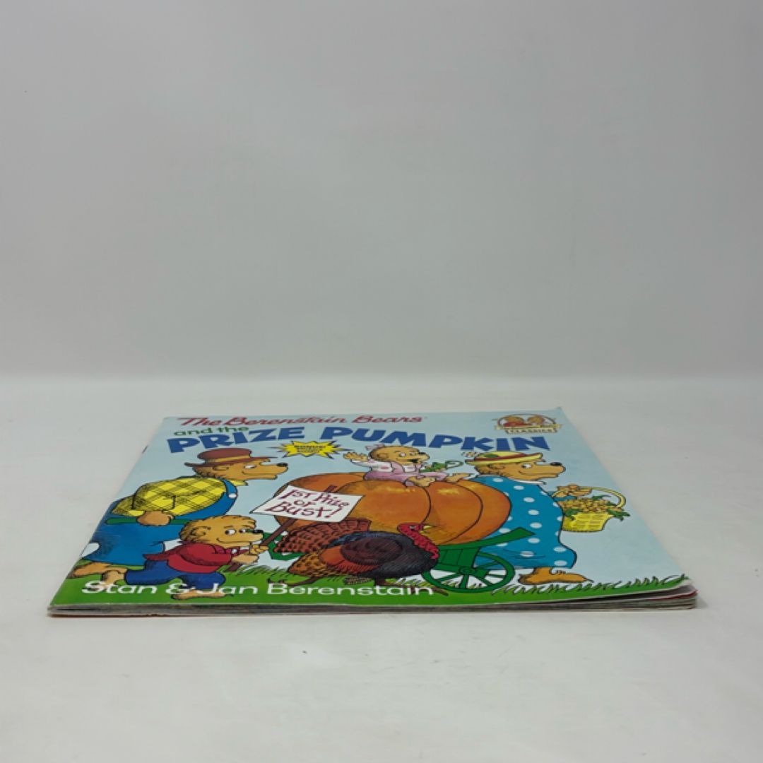 The Berenstain Bears And The Prize Pumpkin – Paperback (Very Good Condition, 1990)