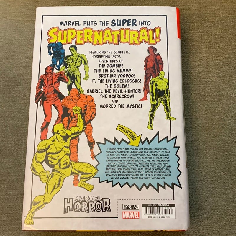 Marvel Horror Omnibus