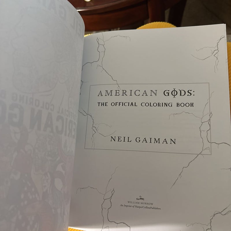 American Gods: the Official Coloring Book