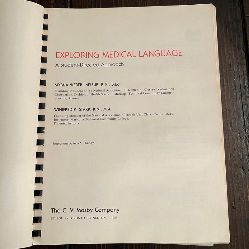 Exploring Medical Language