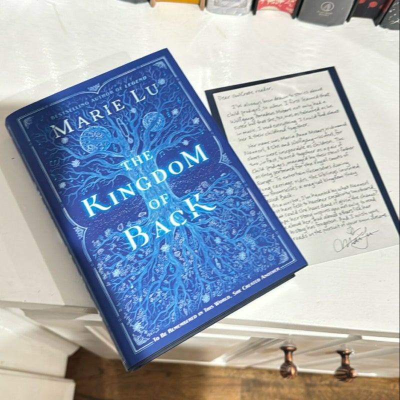 The Kingdom of Back Owlcrate Edition Signed 