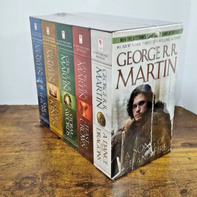 A Game of Thrones by George R. R. Martin, 5-Book Boxed Set, A Song of Ice & Fire