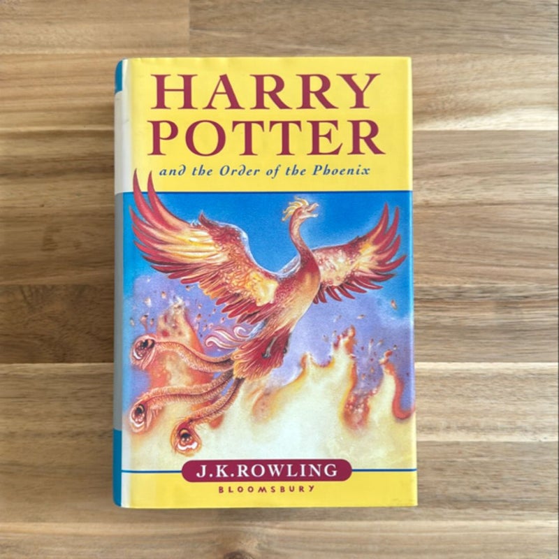 Harry Potter and the Order of the Phoenix (UK first edition)