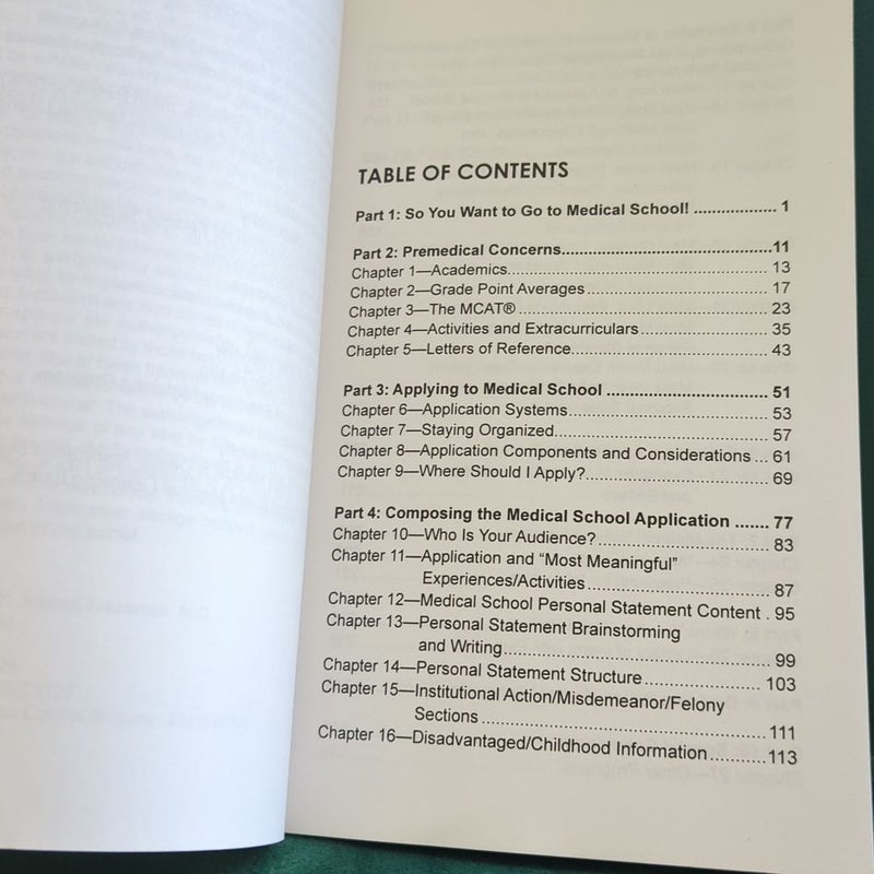 The MedEdits Guide to Medical School Admissions
