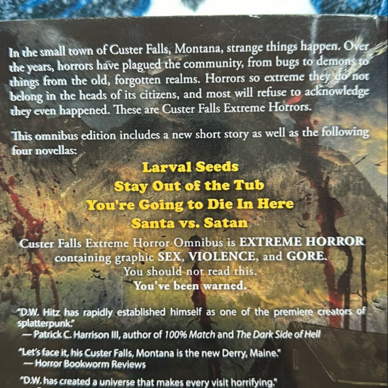 Custer Falls - Extreme Horror Omnibus (signed)