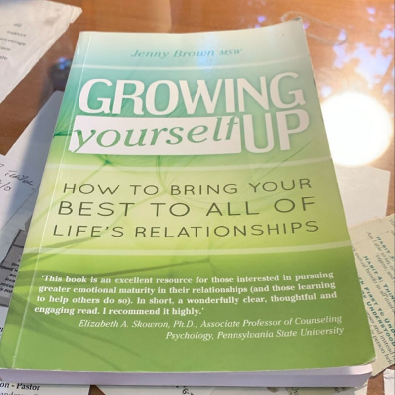 Growing Yourself Up