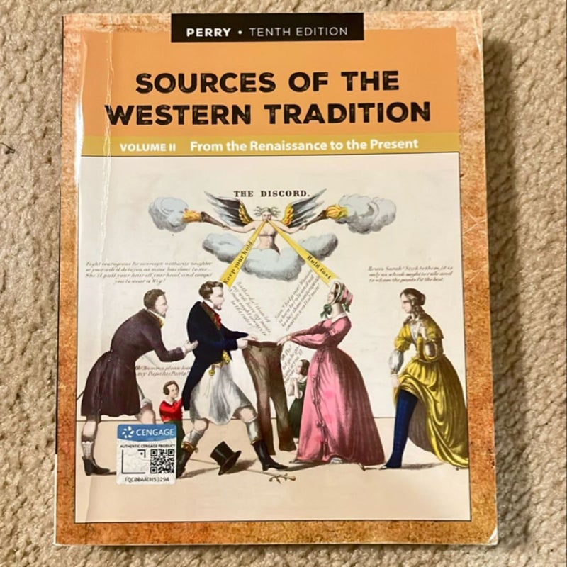 Sources of the Western Tradition Volume II