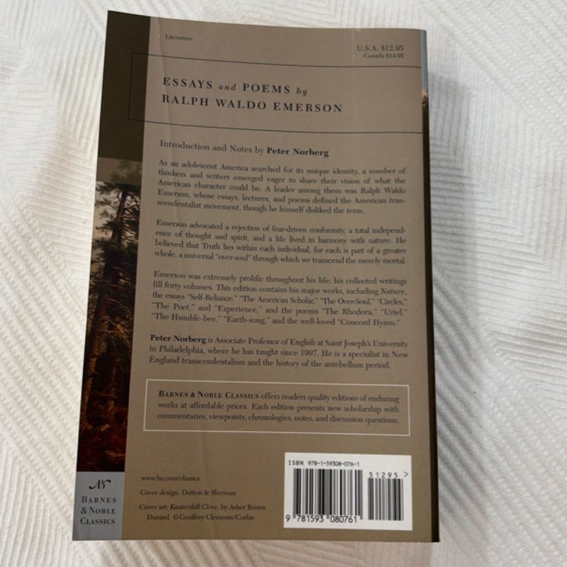 Essays and Poems by Ralph Waldo Emerson