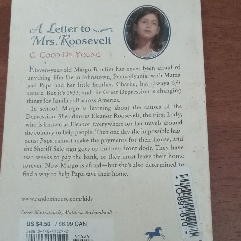 A Letterto Mrs. Roosevelt