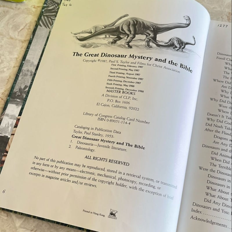 The Great Dinosaur Mystery and the Bible