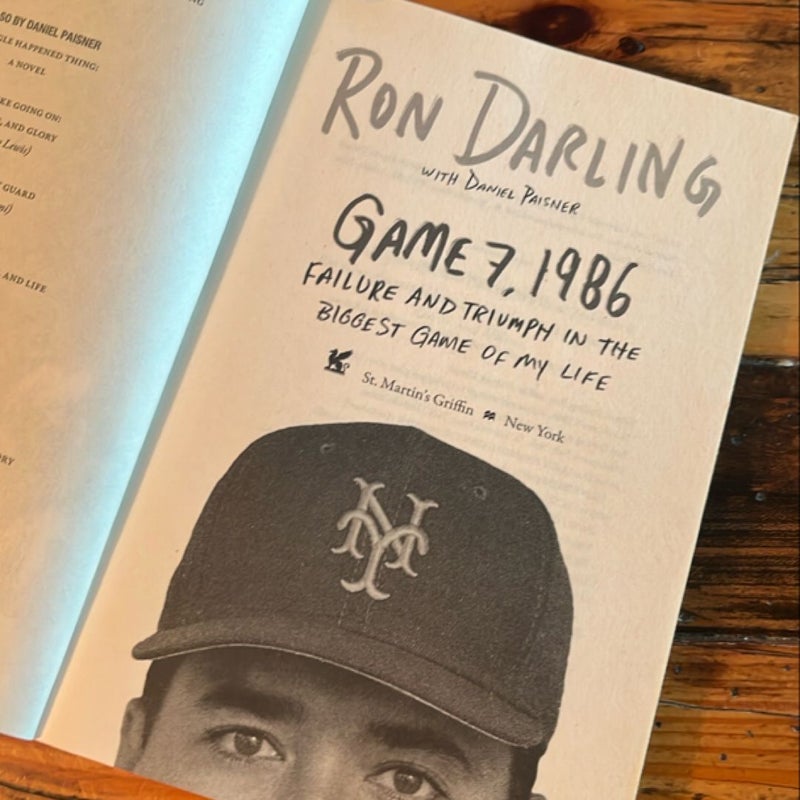 Ron Darling Game 7 1986