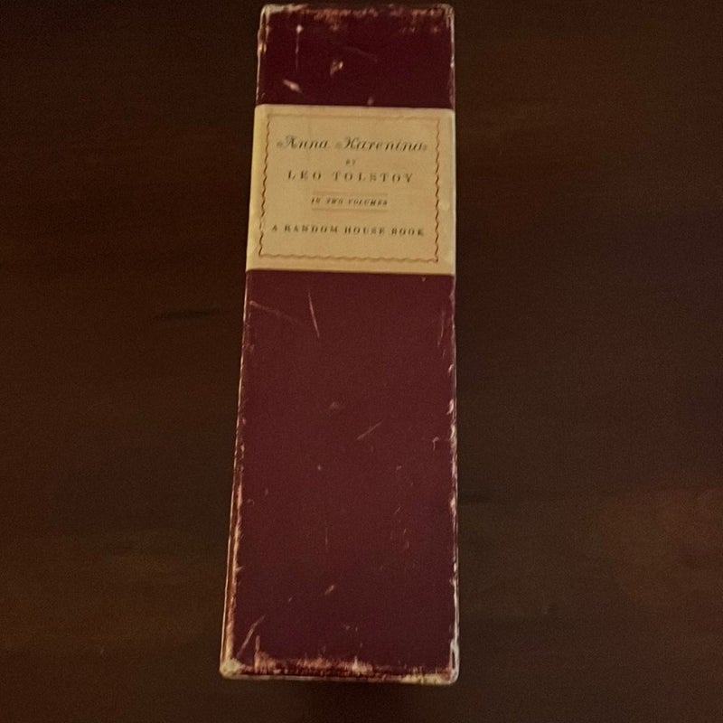 Anna Karenina-Vintage-1939-2 volumes-illustrated
