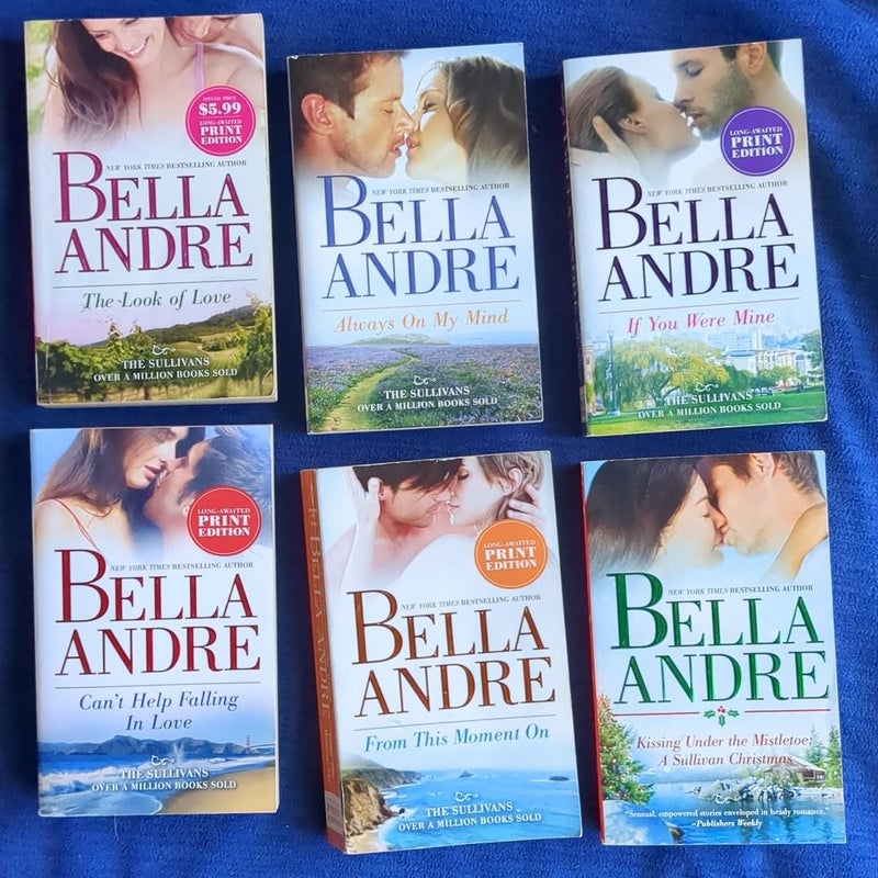Bella Andre book lot 