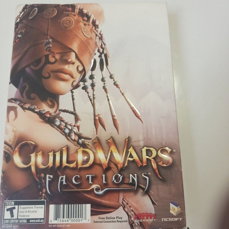 Guild Wars Factions PC CD-ROM Online Software 