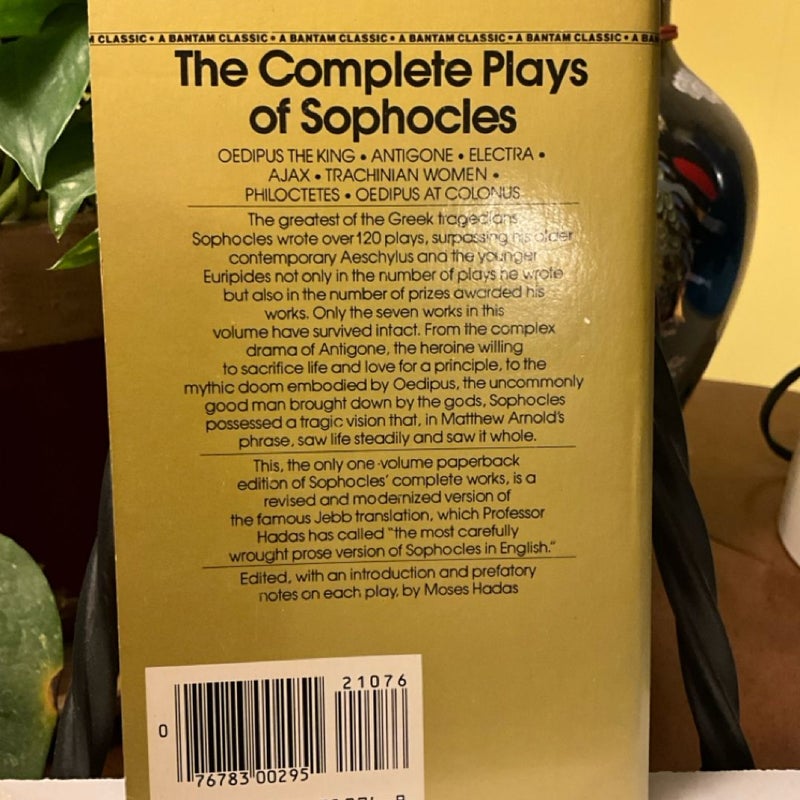 The Complete Plays of Sophocles