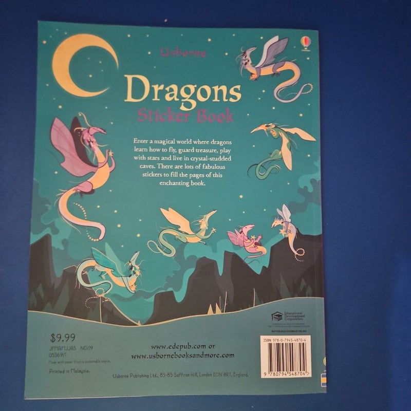 DRAGONS Sticker Book