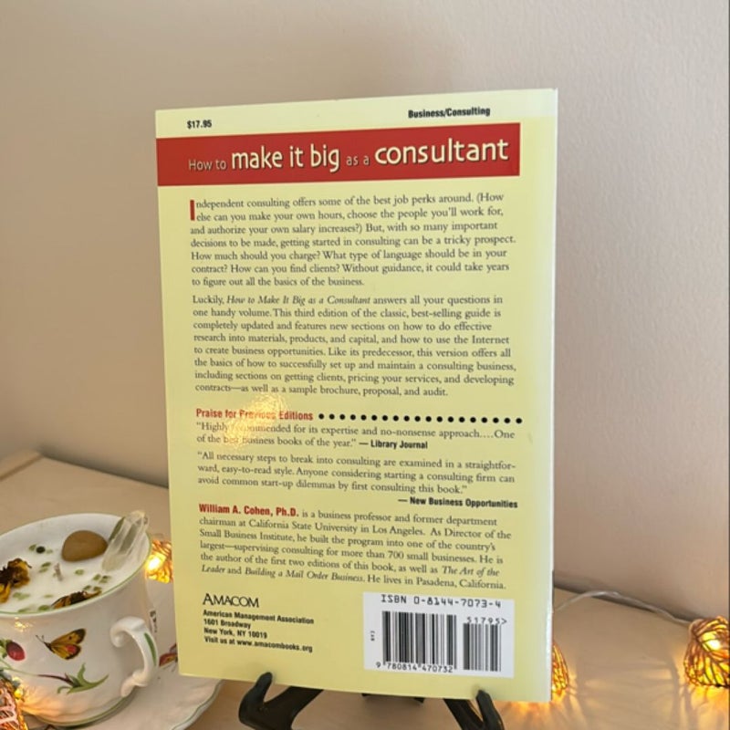 How to Make It Big as a Consultant