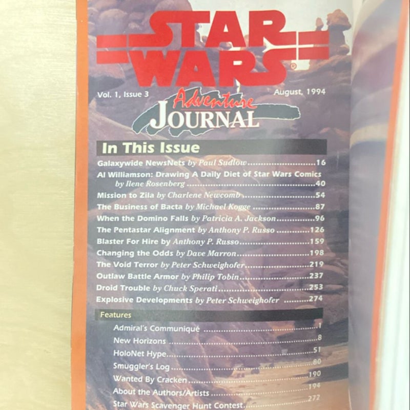 Star Wars Adventure Journal: Volume 1, Number 3 (August 1994)