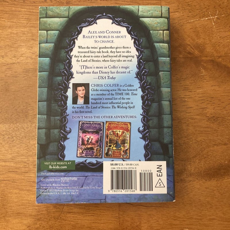 The Land of Stories: the Wishing Spell by Chris Colfer, Paperback ...