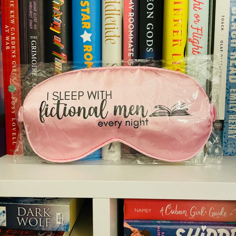 I Sleep with Fictional Men Eye Mask