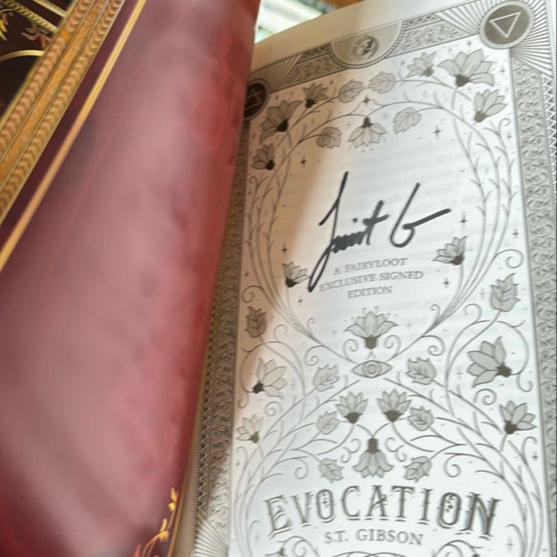 Fairyloot Signed Sprayed Edges Special Edition Evocation