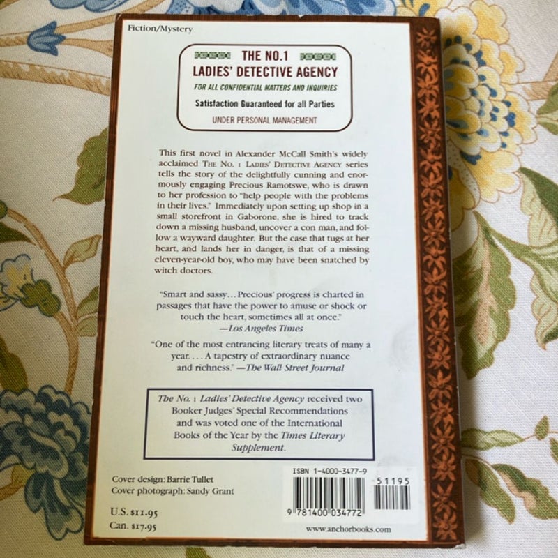 The No. 1 Ladies' Detective Agency-signed