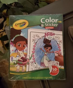 Nella the Princess Knight Coloring book w/ stickers