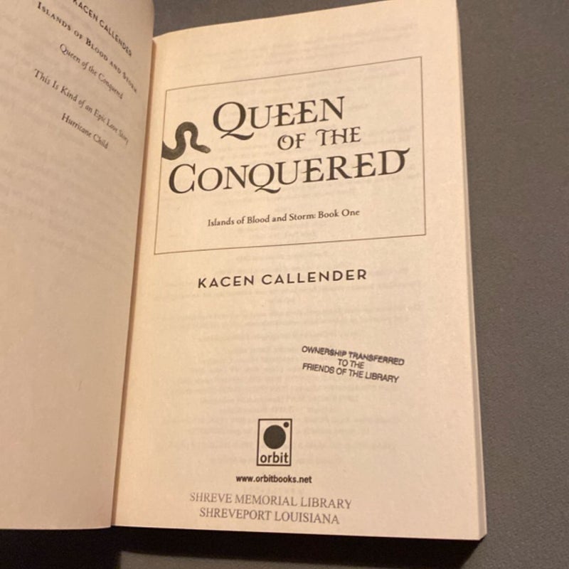 Queen of the Conquered