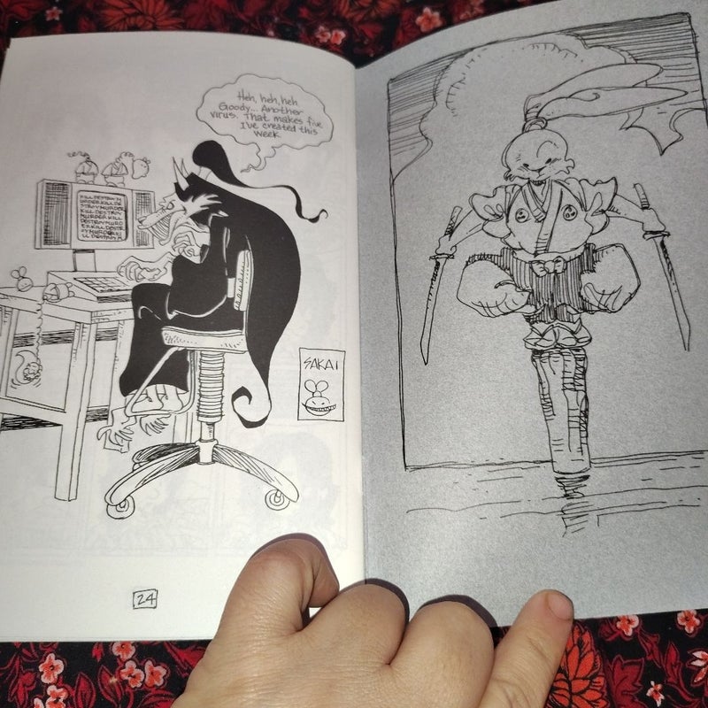 Usagi Yajimbo Sketchbook vol. 4- signed limited edition first edition 