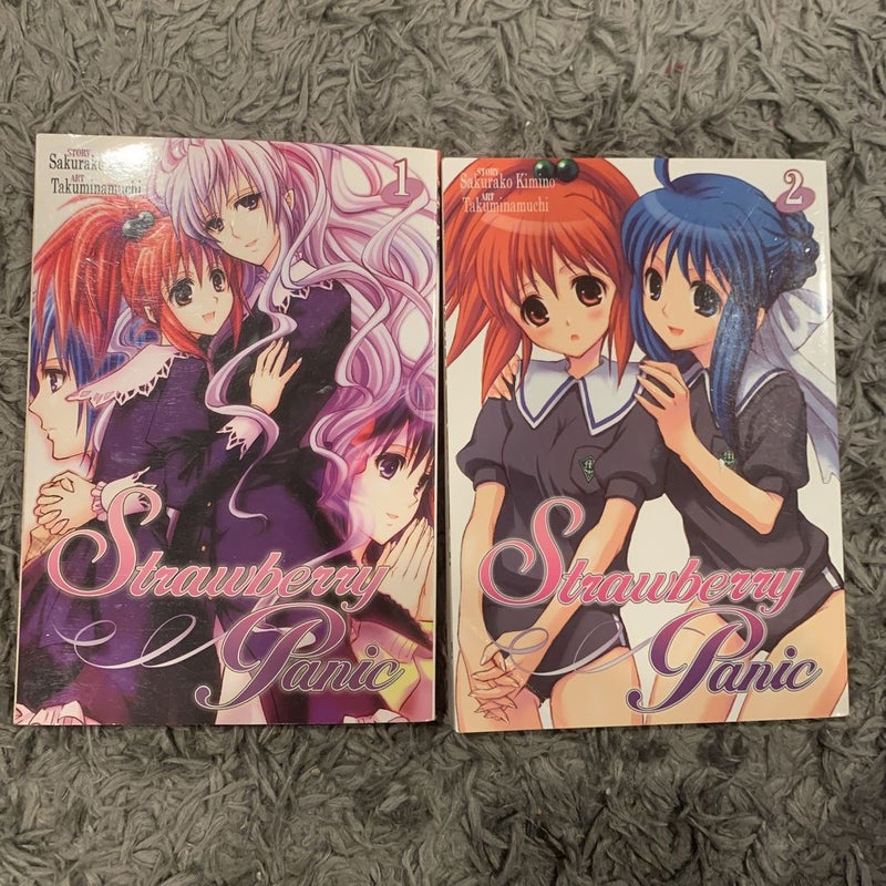 Strawberry Panic manga 1+2