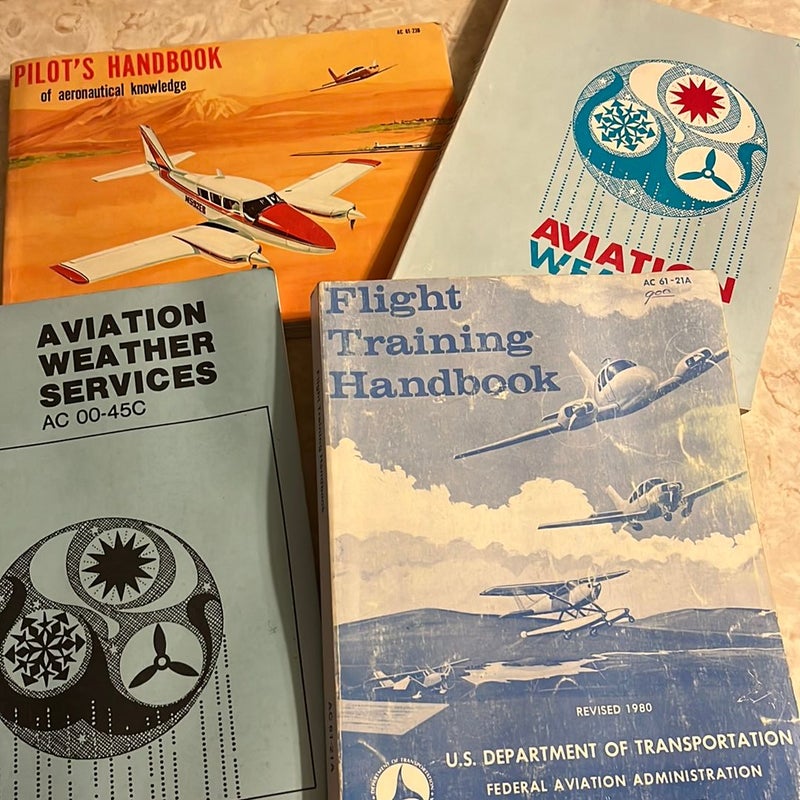 Pilots/Aeronautical/Aviation bundle of 4 books
