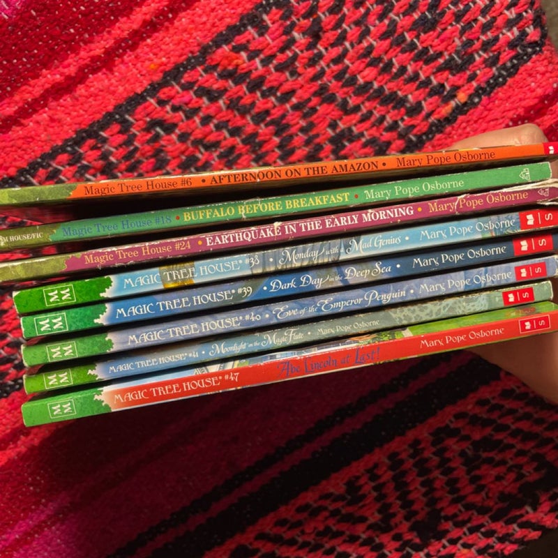 Magic Treehouse books misc 