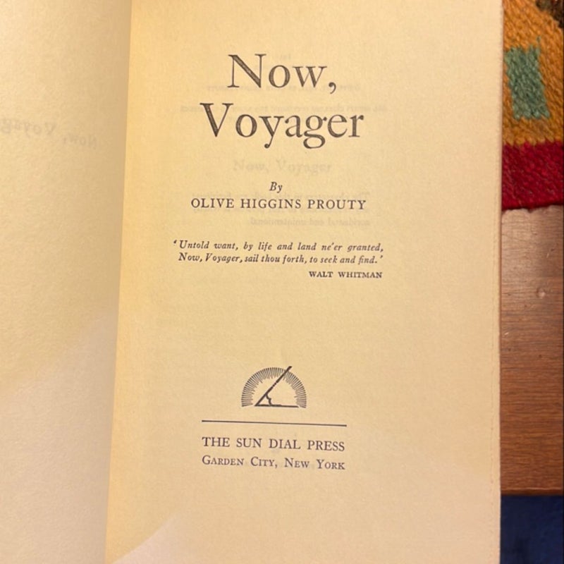 Now, Voyager (1943 Sun Dial Reprint)