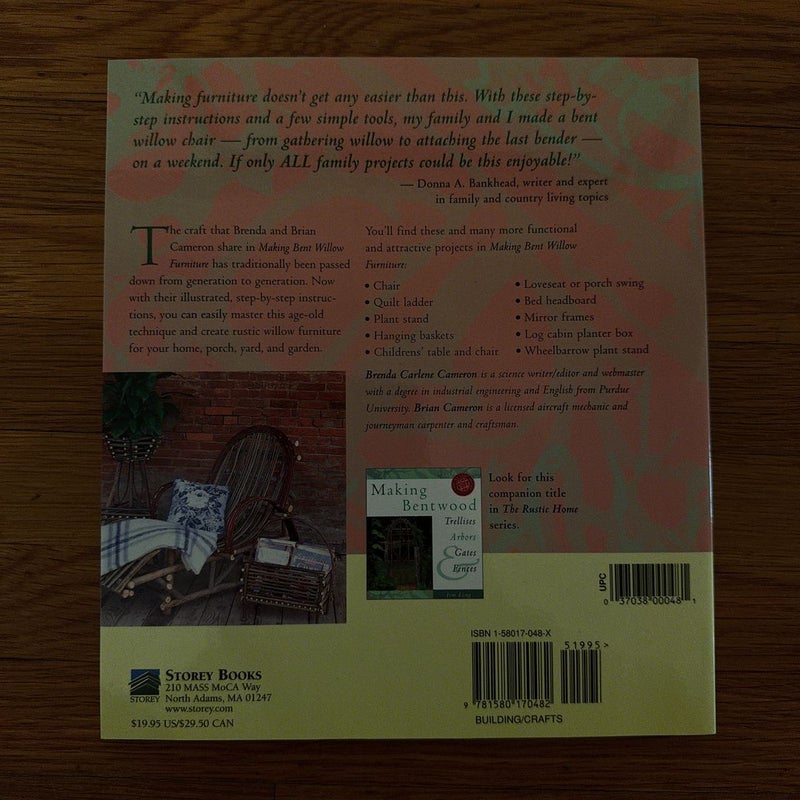Making Bent Willow Furniture by Brenda Cameron, Paperback Pangobooks