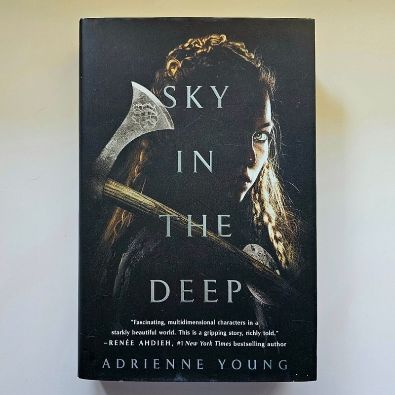 Owlcrate Sky in The Deep SIGNED by Adrienne Young FIRST Edition