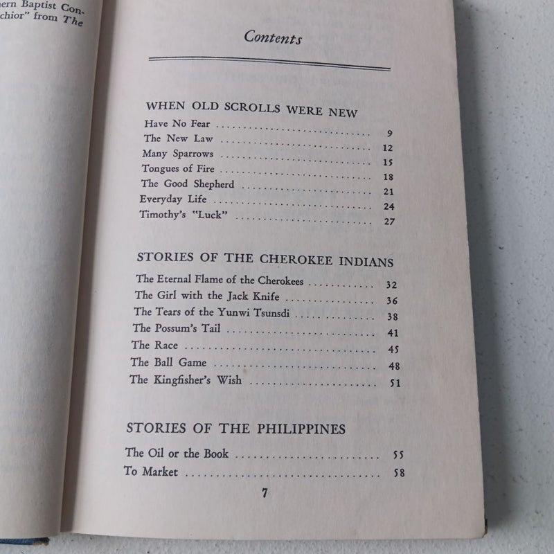 Seven-Minute Stories for Church and Home - Printed 1958