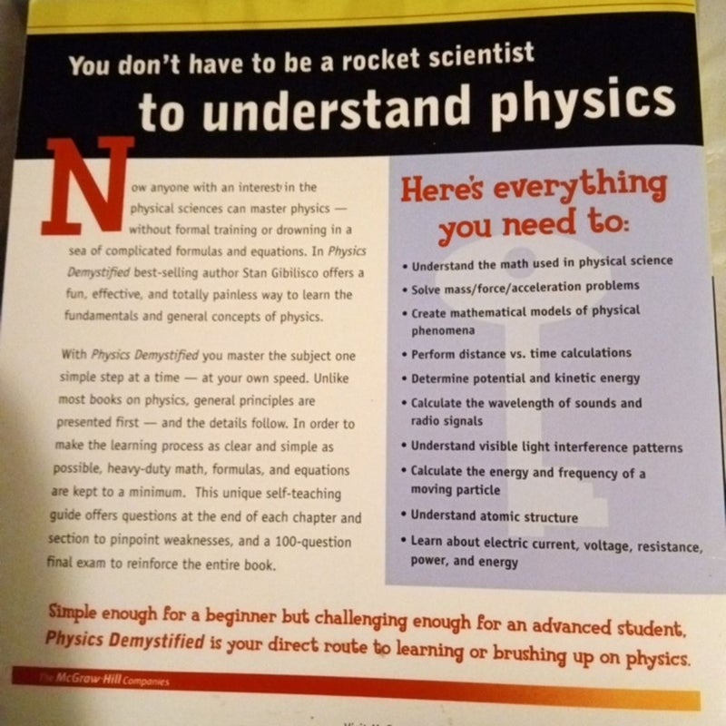 Physics DeMYSTiFieD, Second Edition