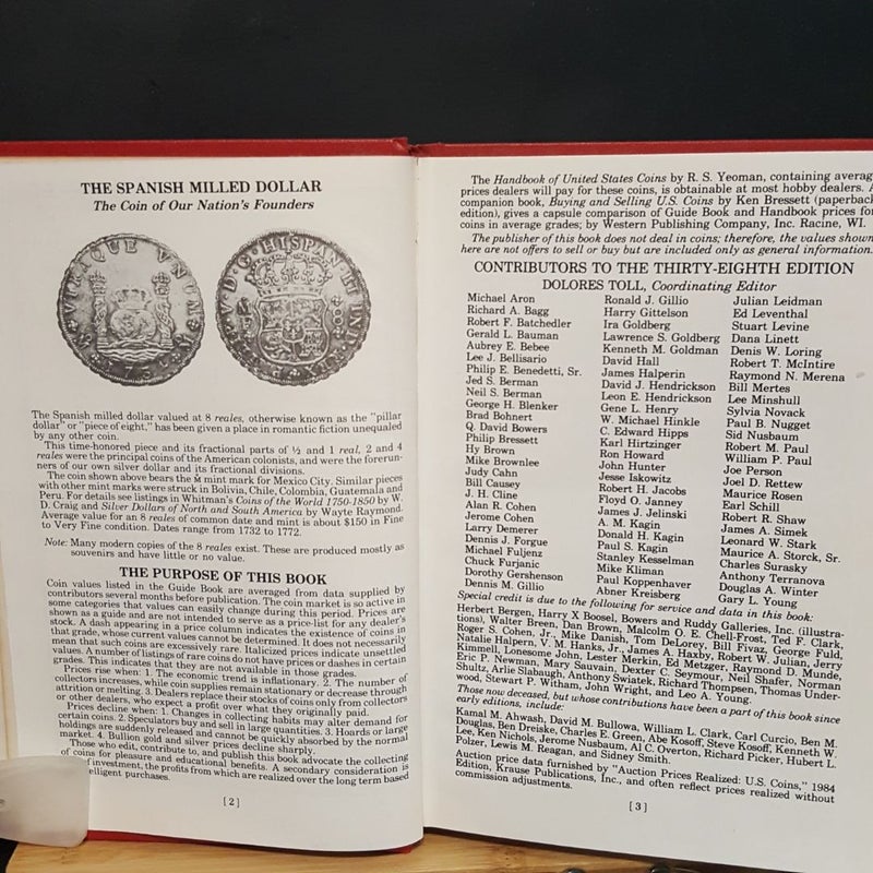 A Guide Book of United States Coins, 1985