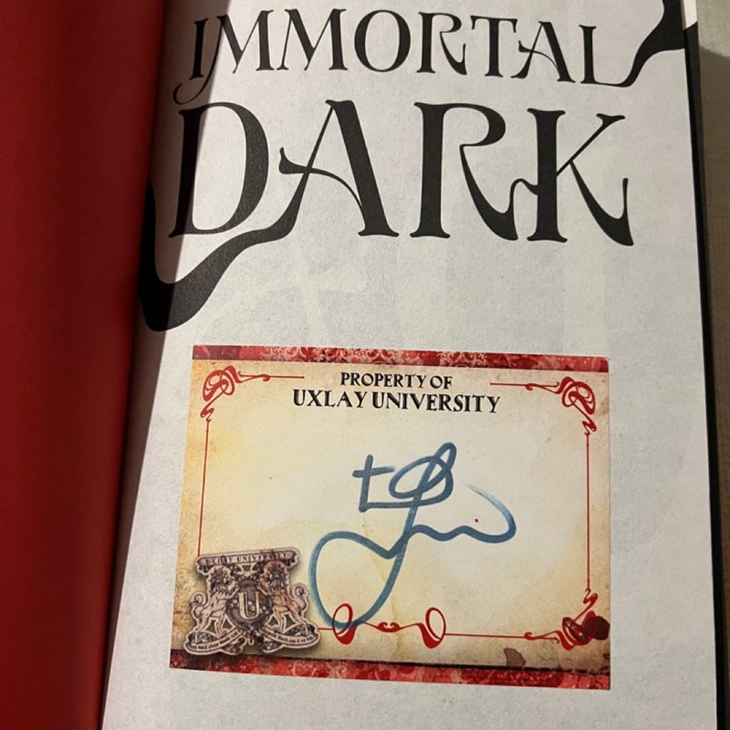 Immortal Dark- Signed Deluxe Limited Edition