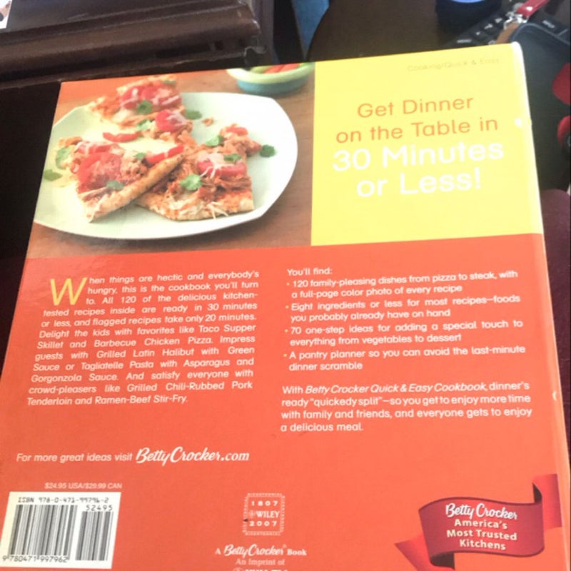 Betty Crocker Quick and Easy Cookbook