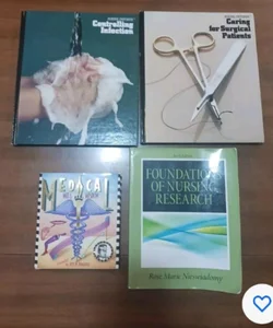 Nursing Medical Book Lot 4 Hardback Paperback Humor Text Mixed