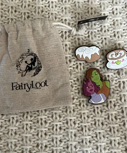 Fairyloot Legends and Lattes Croc charms